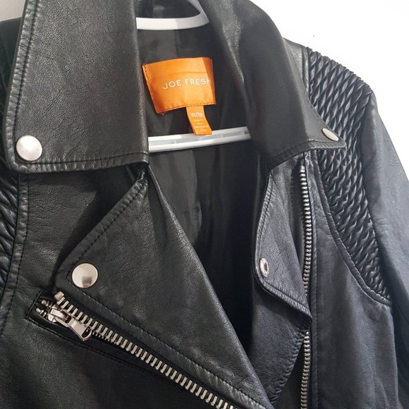 Joe Fresh Vegan Leather Jacket - Picture 2 of 13